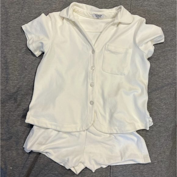 Frankies Bikinis SET: Coco terry button up and coco terry shorts - Picture 10 of 14